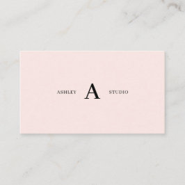 Einfache, minimale Berufliche Visitenkarten Visitenkarte