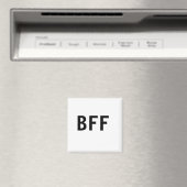 Einfache minimale BESTE FREUNDIN beste Freunde Fam Magnet (In Situ (Geschirrspüler))
