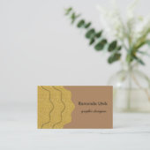 Einfache minimale Clean Business Card Visitenkarte (Stehend Vorderseite)