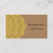 Einfache minimale Clean Business Card Visitenkarte (Vorderseite)