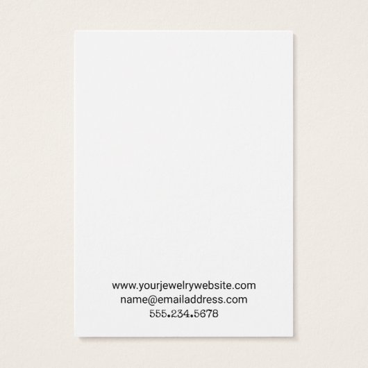 Einfache minimale Display-Karten für den weißen Ne (Rückseite)