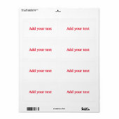 Einfache minimale elegante benutzerdefinierte füge (Vorne)