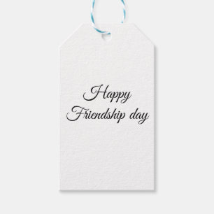 Einfache minimale elegante Happy Day Gabe  Geschenkanhänger