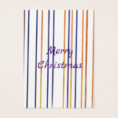 Einfache minimale elegante Weihnachtsgeschenk-Tag (Vorderseite)
