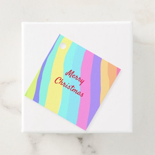 Einfache minimale elegante Weihnachtsgeschenk-Tag Geschenkanhänger (Beispiel)