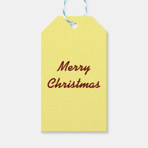 Einfache minimale elegante Weihnachtsgeschenk-Tag Geschenkanhänger