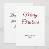 Einfache minimale Eleganz, fügen Sie Ihren Text We (Vorne/Hinten)