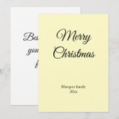 Einfache minimale Eleganz, fügen Sie Ihren Text We (Vorne/Hinten)