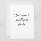 Einfache minimale Eleganz, fügen Sie Ihren Text We (Rückseite)