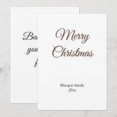 Einfache minimale Eleganz, fügen Sie Ihren Text We (Vorne/Hinten)