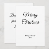 Einfache minimale Eleganz, fügen Sie Ihren Text We (Vorne/Hinten)