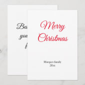 Einfache minimale Eleganz, fügen Sie Ihren Text We (Vorne/Hinten)