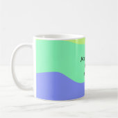 Einfache minimale farbenfrohe abstrakte Fügen Sie Kaffeetasse (Links)
