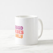 Einfache minimale farbenfrohe abstrakte Fügen Sie  Kaffeetasse (VorderseiteRechts)