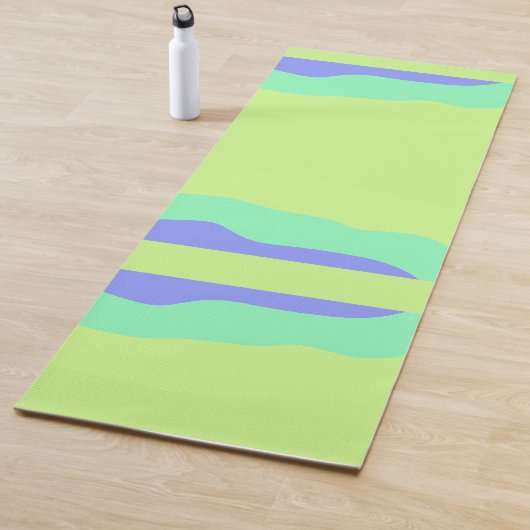 Einfache minimale farbenfrohe abstrakte Fügen Sie  Yogamatte (Beispiel)