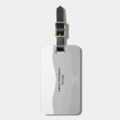 Einfache minimale farbige abstrakte Hinzufügen Ihr Gepäckanhänger (Vorderseite vertikal)