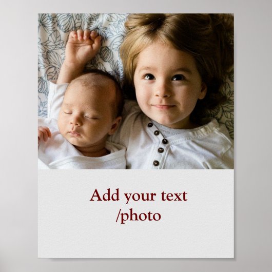 Einfache minimale Farbtiefe Hinzufügen eines Namen Poster (Vorne)