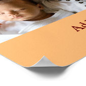 Einfache minimale Farbtiefe Hinzufügen eines Namen Poster (Ecke)