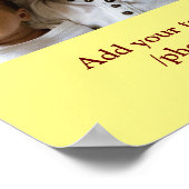 Einfache minimale Farbtiefe Hinzufügen eines Namen Poster (Ecke)