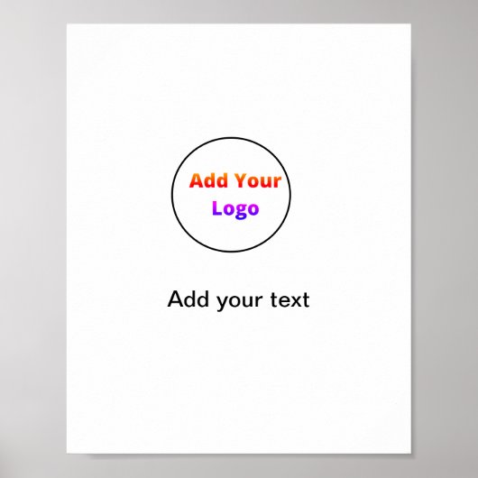 Einfache minimale Farbtiefe Hinzufügen eines Namen Poster (Vorne)