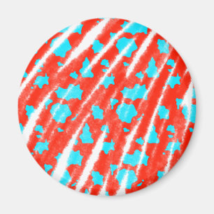 einfache minimale feste Farbe benutzerdefinierte p Magnet