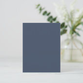 einfache minimale feste Farbe benutzerdefiniertes Postkarte (Stehend Vorderseite)