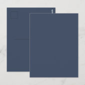 einfache minimale feste Farbe benutzerdefiniertes Postkarte (Vorne/Hinten)
