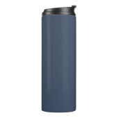 einfache minimale feste Farbe benutzerdefiniertes Thermosbecher (Nach links gedreht)