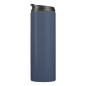 einfache minimale feste Farbe benutzerdefiniertes Thermosbecher (Nach rechts gedreht)