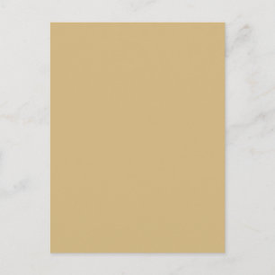 einfache minimale feste Farbe custom orange grau B Postkarte