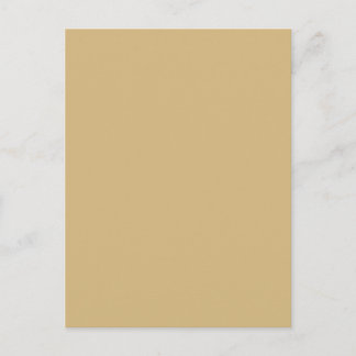 einfache minimale feste Farbe custom orange grau B Postkarte