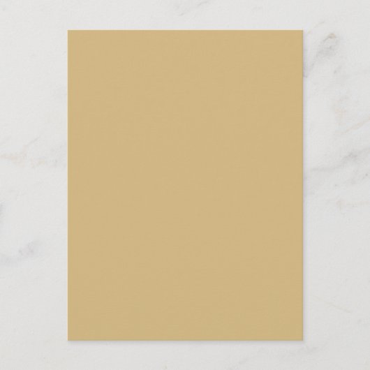 einfache minimale feste Farbe custom orange grau B Postkarte (Vorderseite)