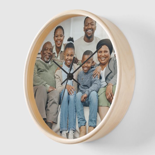 Einfache minimale Foto-Pflege Vollformat Uhr (Winkel)