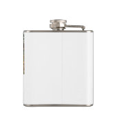 einfache minimale Freunde Namen hinzufügen Foto Te Flachmann (Rückseite)