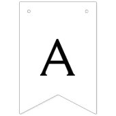 einfache minimale glückliche Geburtstagsfeier CUST Wimpelkette (Dritte Fahne)