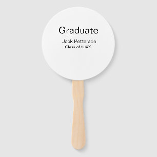 einfache minimale Graduierung fügen Namen moderne Fächer