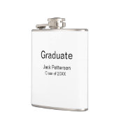 einfache minimale Graduierung fügen Namen moderne  Flachmann (Links)