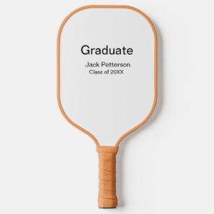 einfache minimale Graduierung fügen Namen moderne Pickleball Schläger