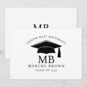Einfache minimale Graduierungstyp Ankündigung (Vorne/Hinten)