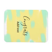 Einfache minimale Gratulation Abschlusskollektion Magnet (Horizontal)