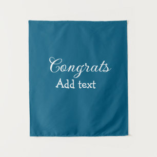 Einfache minimale Gratulation Abschlusskollektion  Wandteppich