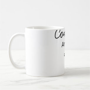 Einfache minimale Gratulation hinzufügen Name Datu Kaffeetasse