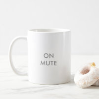 Einfache minimale Grauweiß-Anwendung auf MUTE