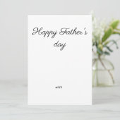 einfache minimale Hinzufügen der Tageskarte Ihres (Stehend Vorderseite)