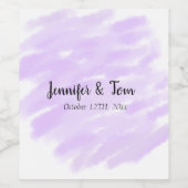 einfache minimale hinzufügen Ihren Namen benutzerd Weinetikett (Einzelnes Label)