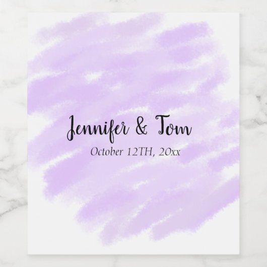 einfache minimale hinzufügen Ihren Namen benutzerd Weinetikett (Einzelnes Label)