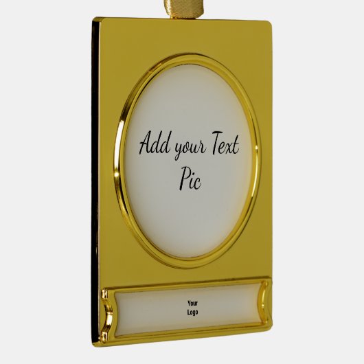 einfache minimale hinzufügen Ihren Namen Brautjung Banner-Ornament Gold (Rechts)