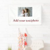 einfache minimale HINZUFÜGEN IHRER FOTO TEXT CHRIS Banner (Insitu)