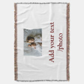 einfache minimale HINZUFÜGEN IHRER FOTO TEXT CHRIS Decke (Vorderseite Vertikal)