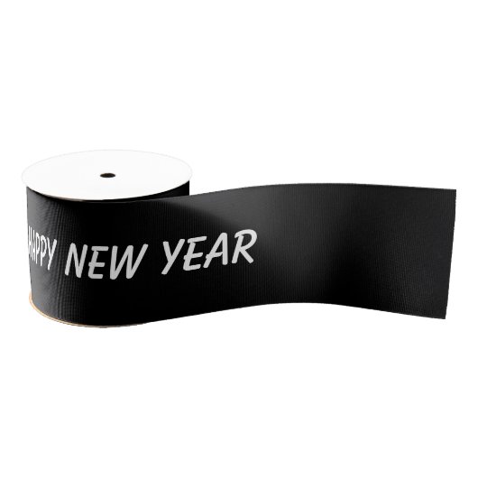 Einfache minimale Hinzufügen Ihrer Text-Monogramm- Ripsband (Spule)